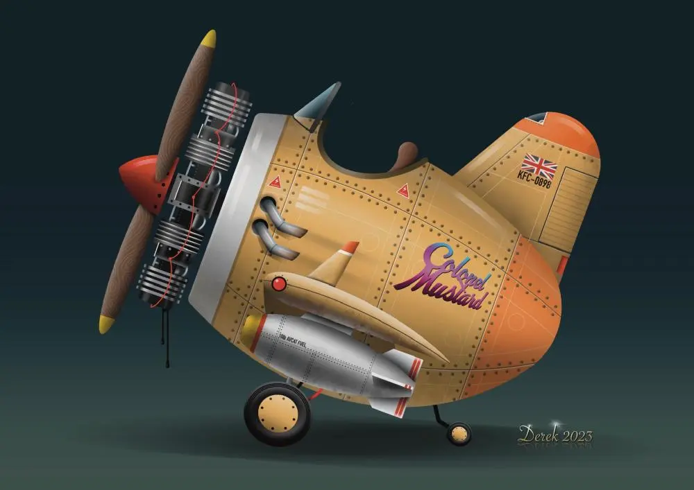 Colonel Mustard the British Air Ace