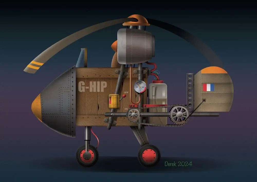 G-HIP, the crate-built helicopter